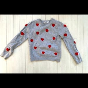 H&M girls Valentine’s Day sweater